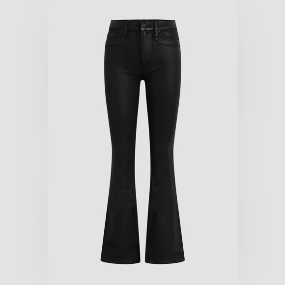 Hudson Barbara High Rise Bootcut Jean noir coated - Picture 6 of 10